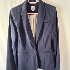 JCP Women’s Navy Blue Blazer.  Size S